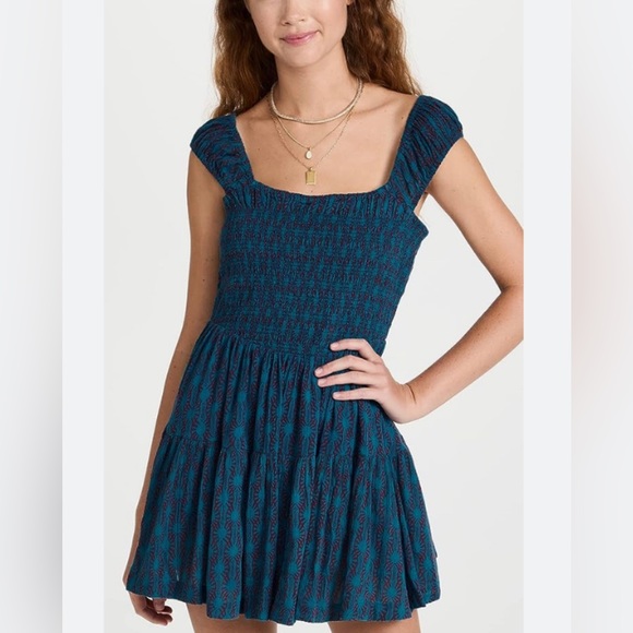 Smock top Free People summer dress - Picture 3 of 7